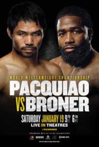 Manny Pacquiao vs Adrien Broner: WBA (Regular) Welterweight Title